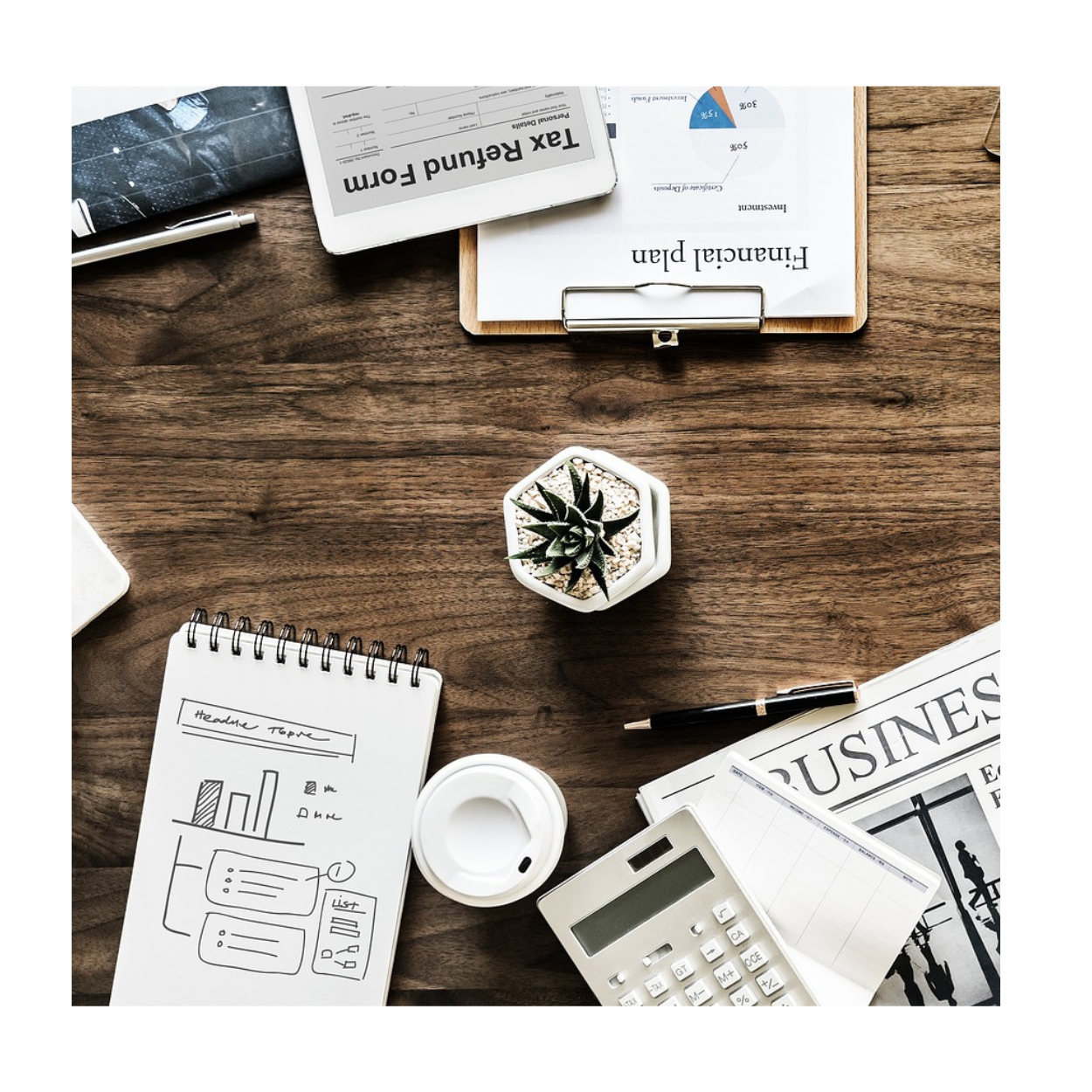 calculatrice avec bloc notes et graphiques analyse de comptes