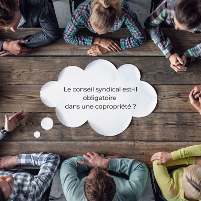 Reunion conseil syndical avec au centre la question "le conseil syndical est-il obligatoire ou non ?"